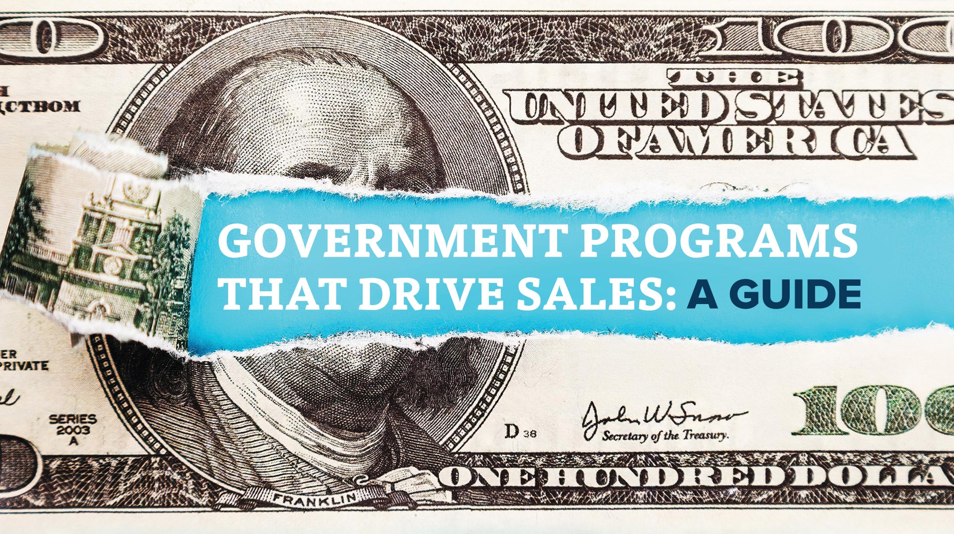 Government Programs That Drive Sales: A Guide